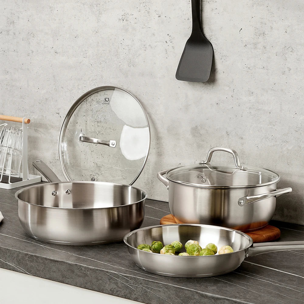 KOCH SYSTEME CS Stainless Steel Cookware Set All Stoves