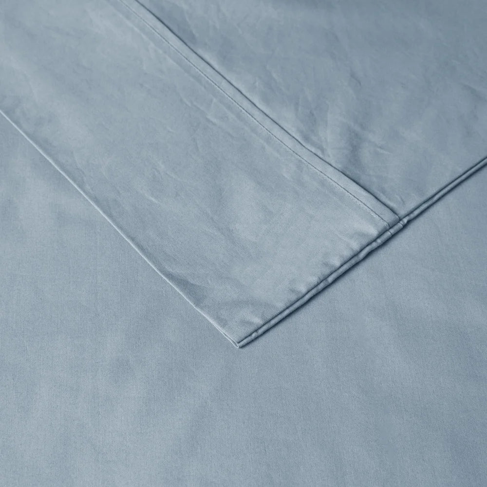 DUTRIEUX 200 Thread Count Cotton Percale Sheet Set Soft
