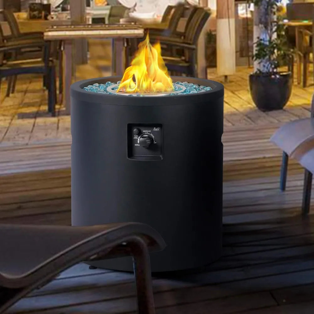 Outdoor Propane Fire Pit 50000 BTU Round Patio Heater