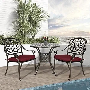 TANGXU All Weather Cast Aluminum Outdoor Patio Dining Set
