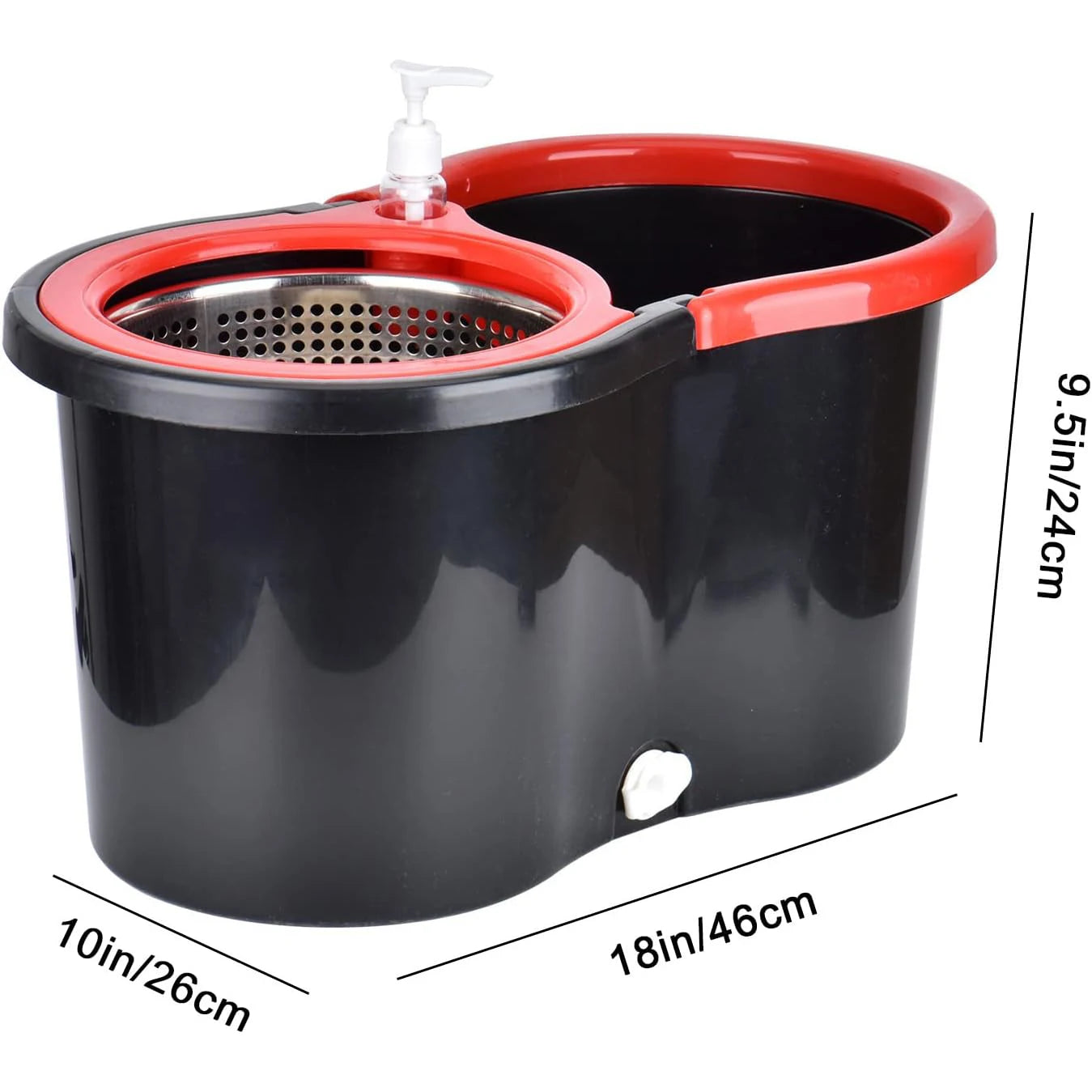 Zhejiang 360 Degree Spin Mop Bucket Set Microfiber Heads