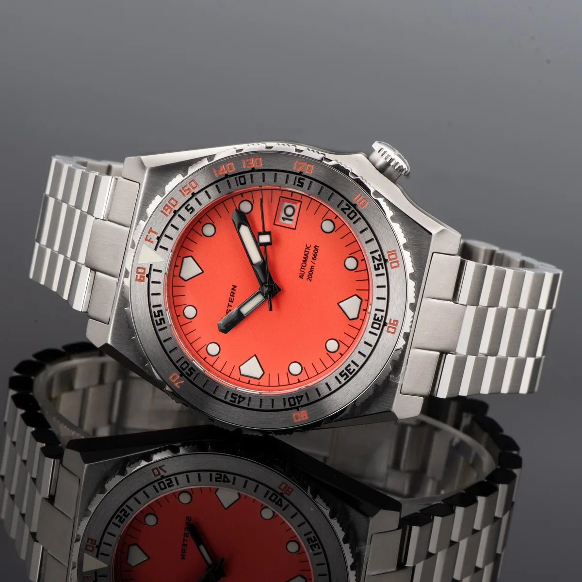 SEESTERN SUB600T V3 Mens Watch Automatic Diving Sapphire Wristwatch NH35 Movement Ceramic Bezel Luminous Date Jubilee Waterproof