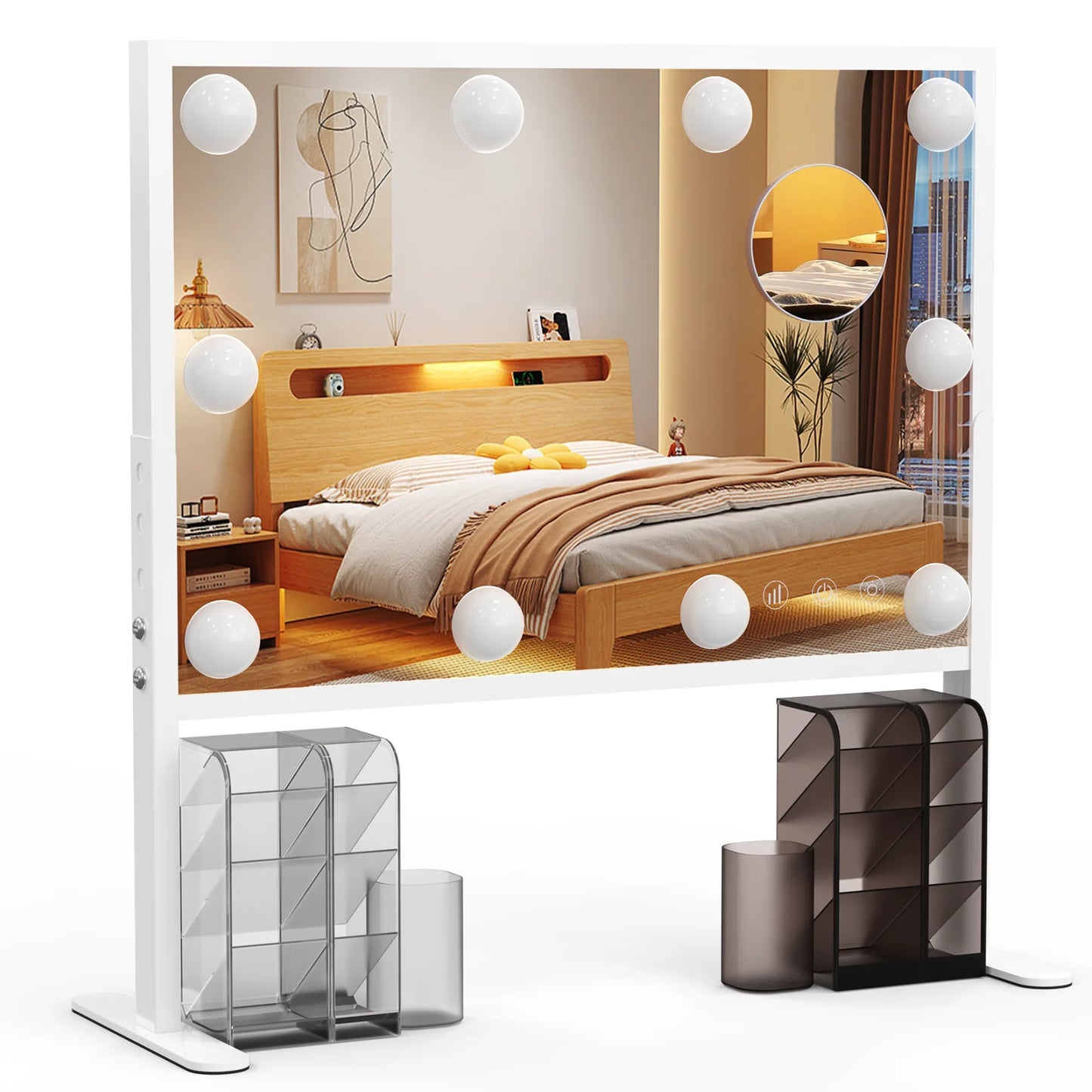 BESTOPE Pro Vanity Mirror With Lights Three Color Modes