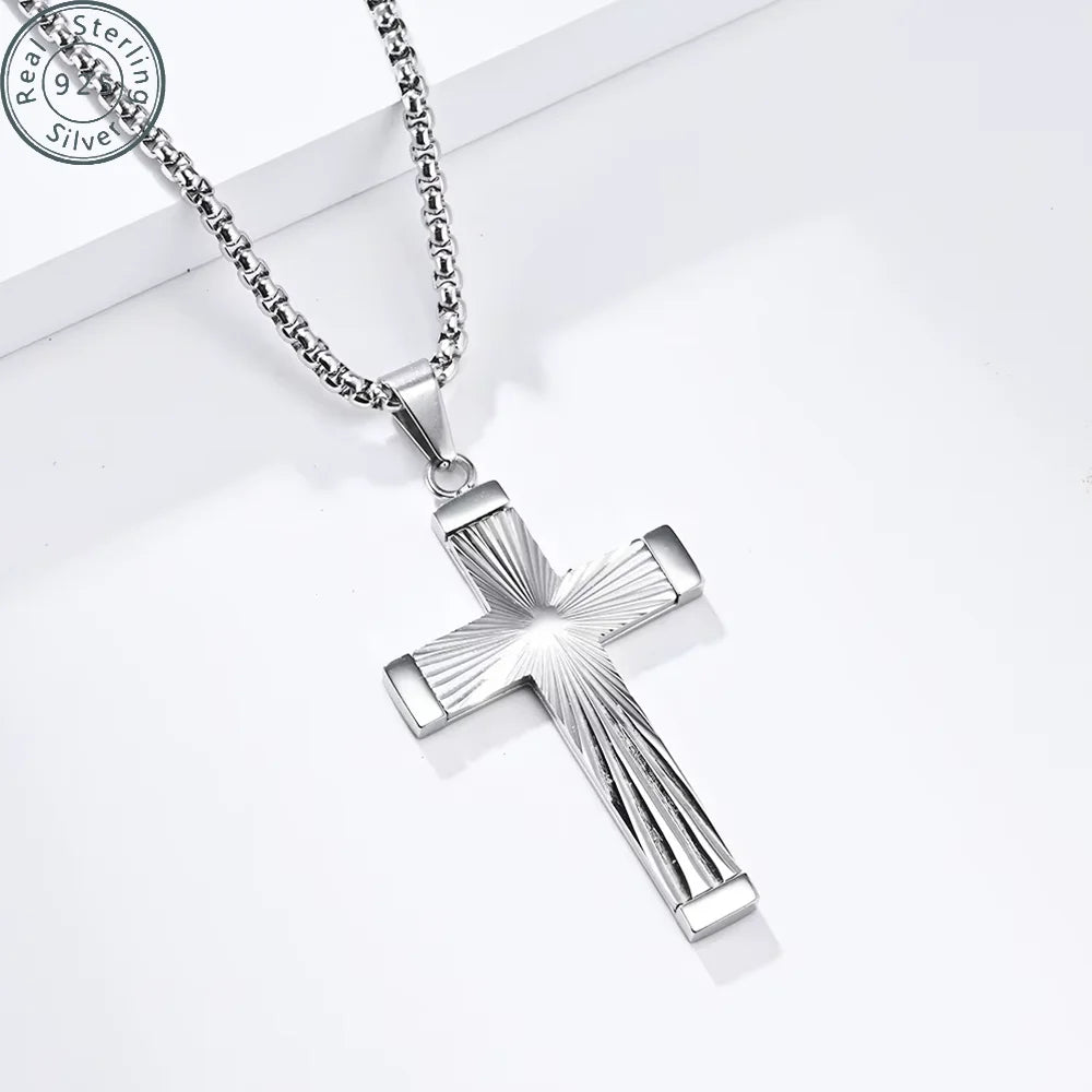 Sweet Blossoms Haven 18K Gold Plated Cross Necklace