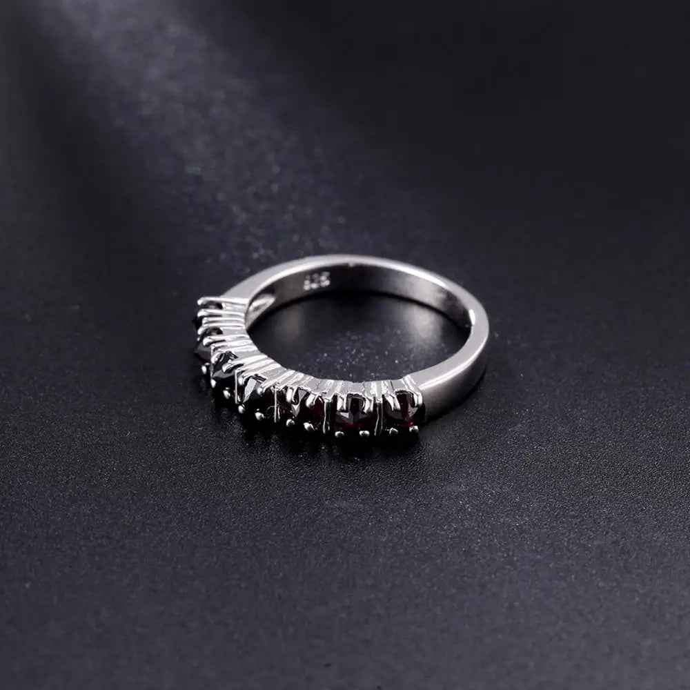 Gems Ballet Tourmaline Stackable Eternity Wedding Band Ring