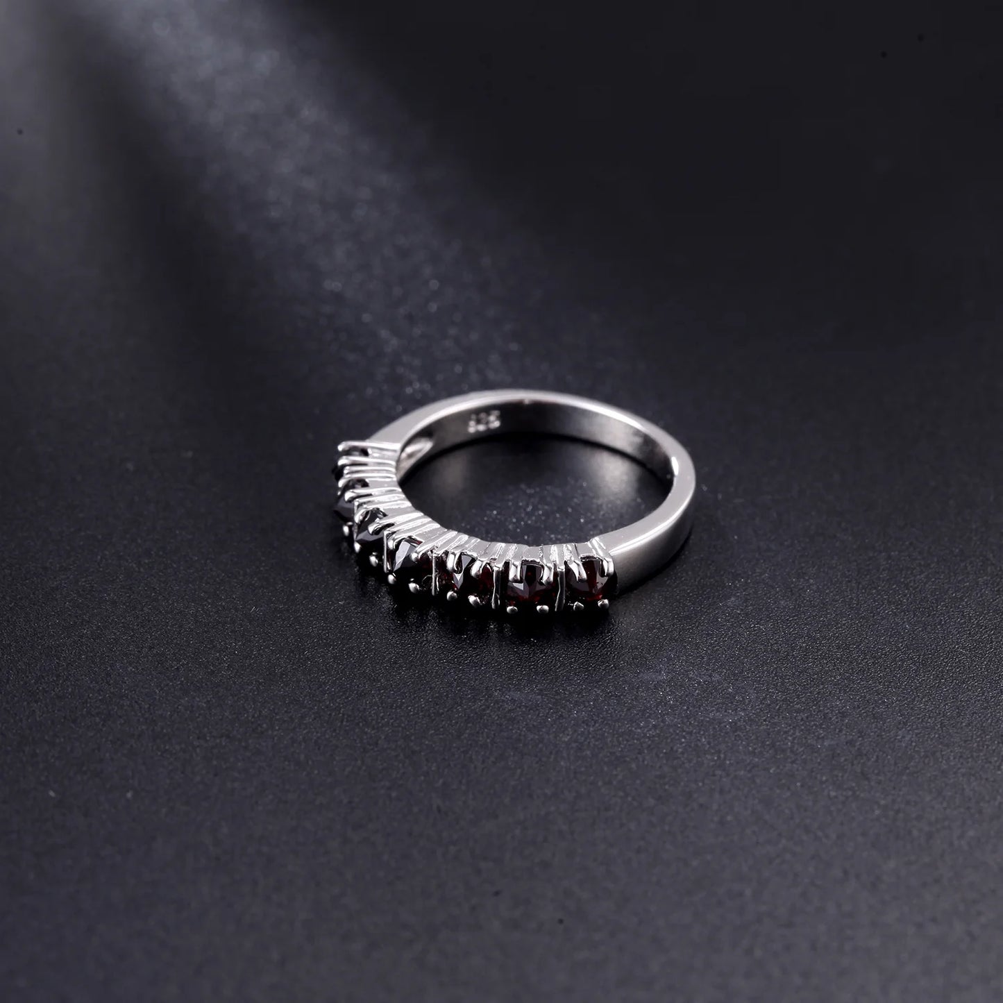 Gems Ballet Tourmaline Stackable Eternity Wedding Band Ring