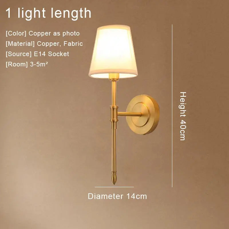 OWEN LYCA Copper LED Chandelier With Fabric Shade E14 Base