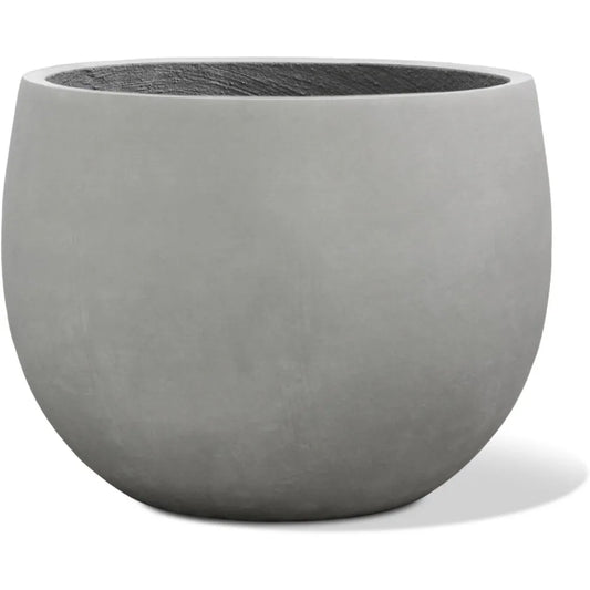Ball Concrete Planter Indoor Outdoor Cement Plant Pot