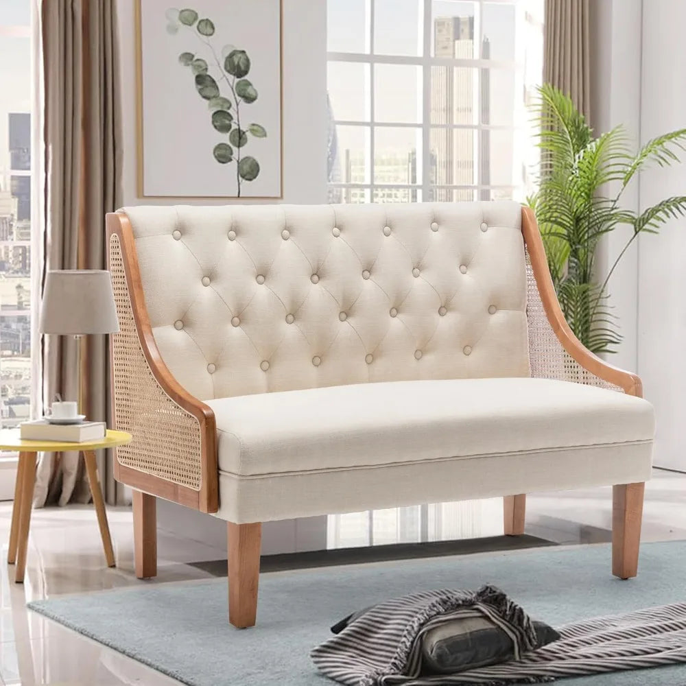 TANGXU Modern Settee With Loveseat Sofa Banquette Dining