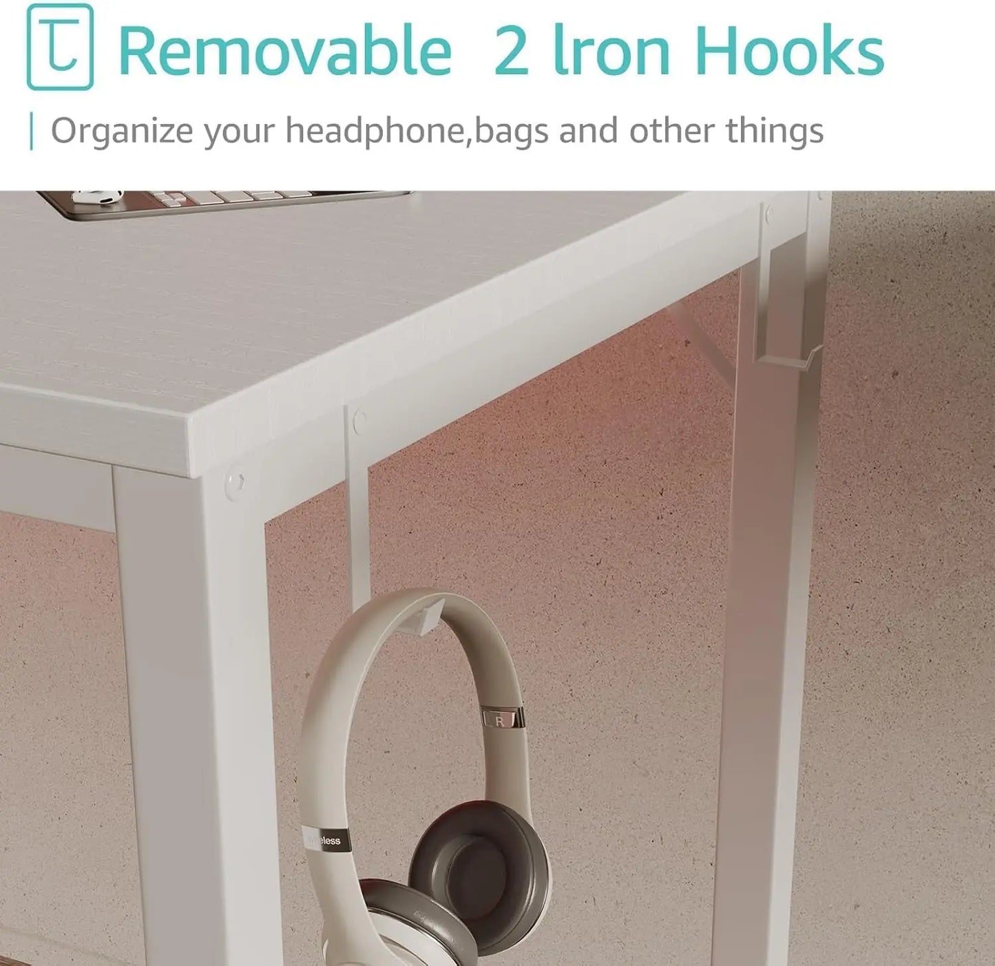General Modern Computer Desk With Drawers For Home Office