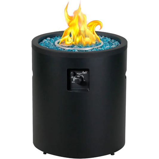 50000 BTU Propane Fire Pit Round Outdoor Patio Garden