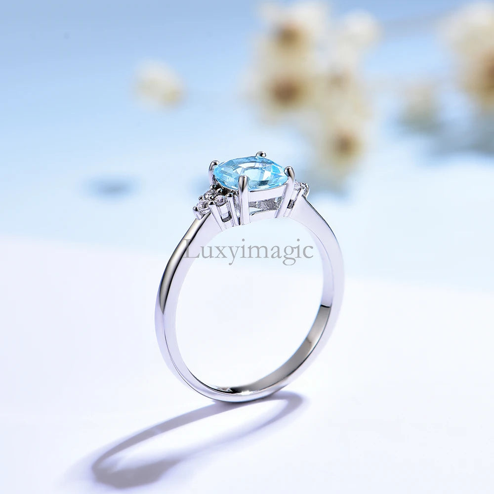 Sweet Blossoms Haven Luxyimagic Gemstone Ring For Women