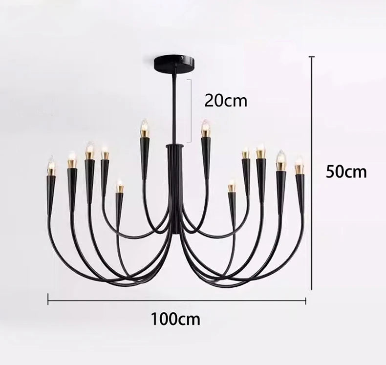 Joemade Modern Pendant Light Chandelier For Living Room