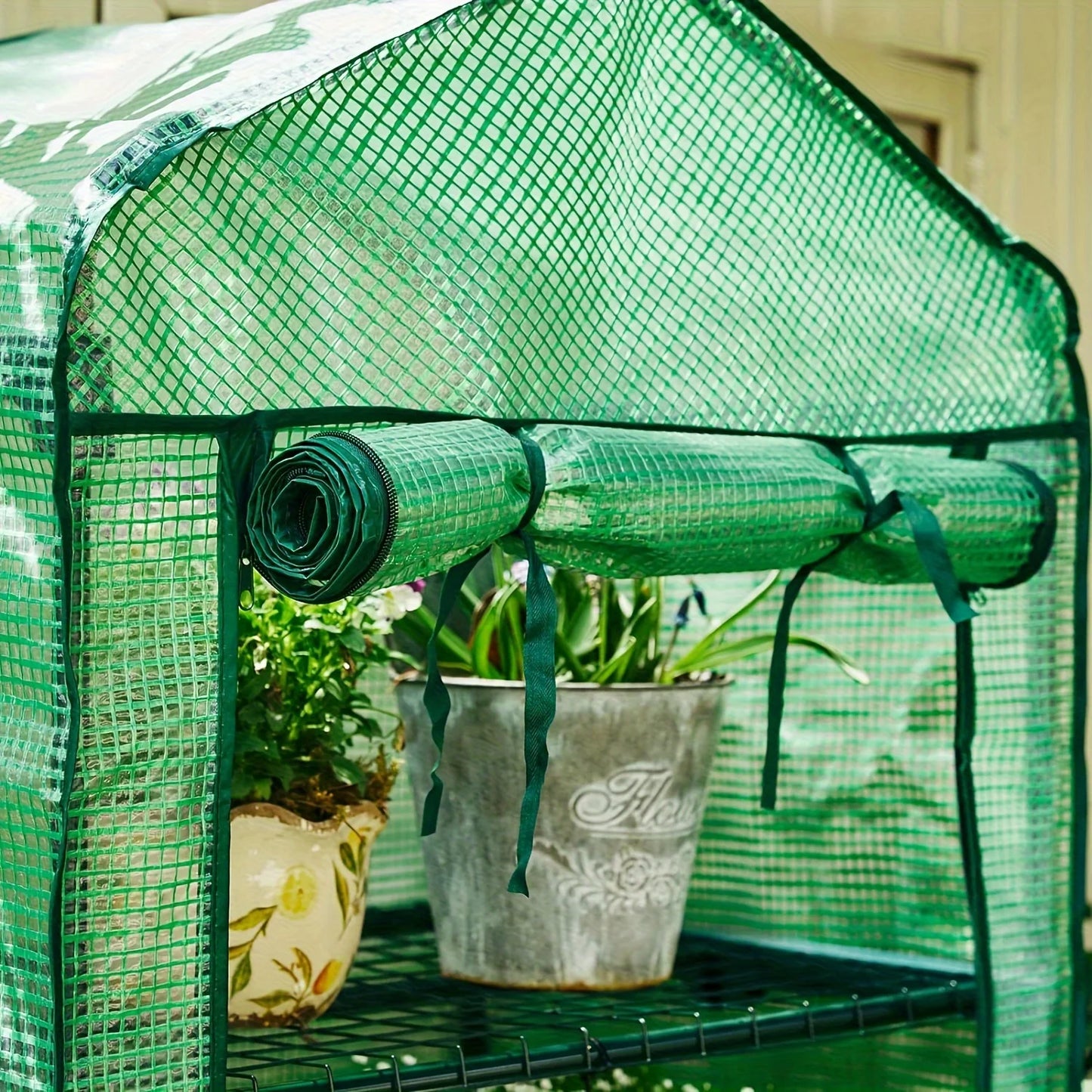 Hign-concerned Greenhouse Portable Rack With PE Cover