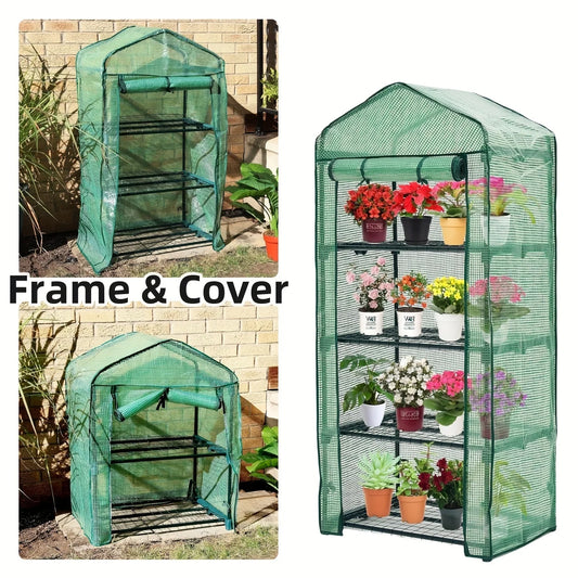 Hign-concerned Greenhouse Portable Rack With PE Cover