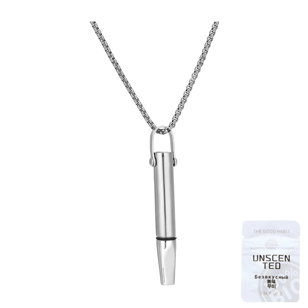 APWIKOGER Breathing Necklace Quitting Smoking Pendant