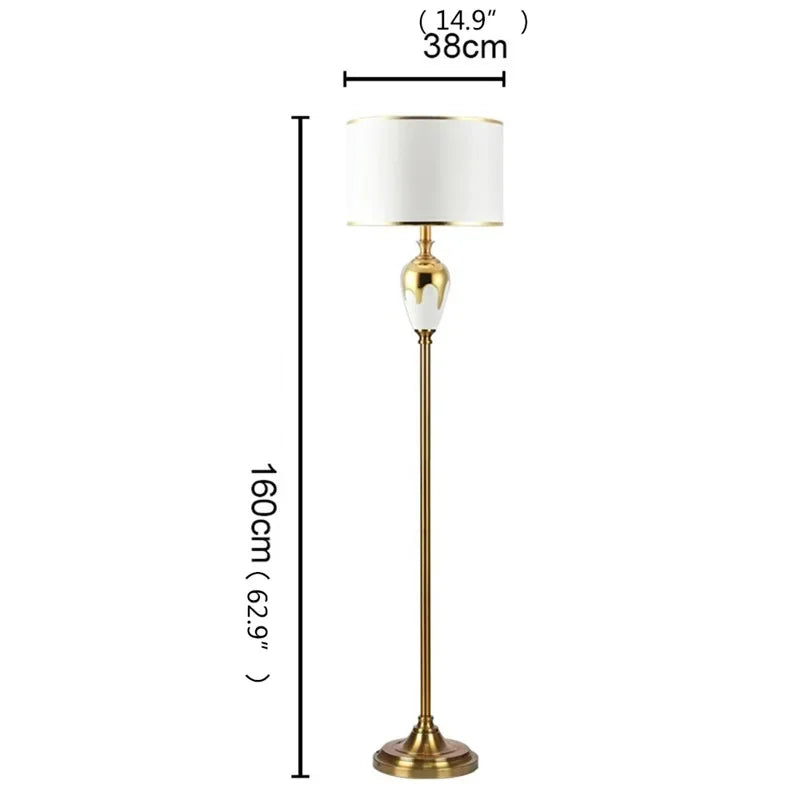 OUFULA Dorian Floor Lamp Modern LED Ceramic Decor Design