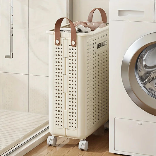 Dirty Clothes Basket Storage Organizer for Home and Laundry