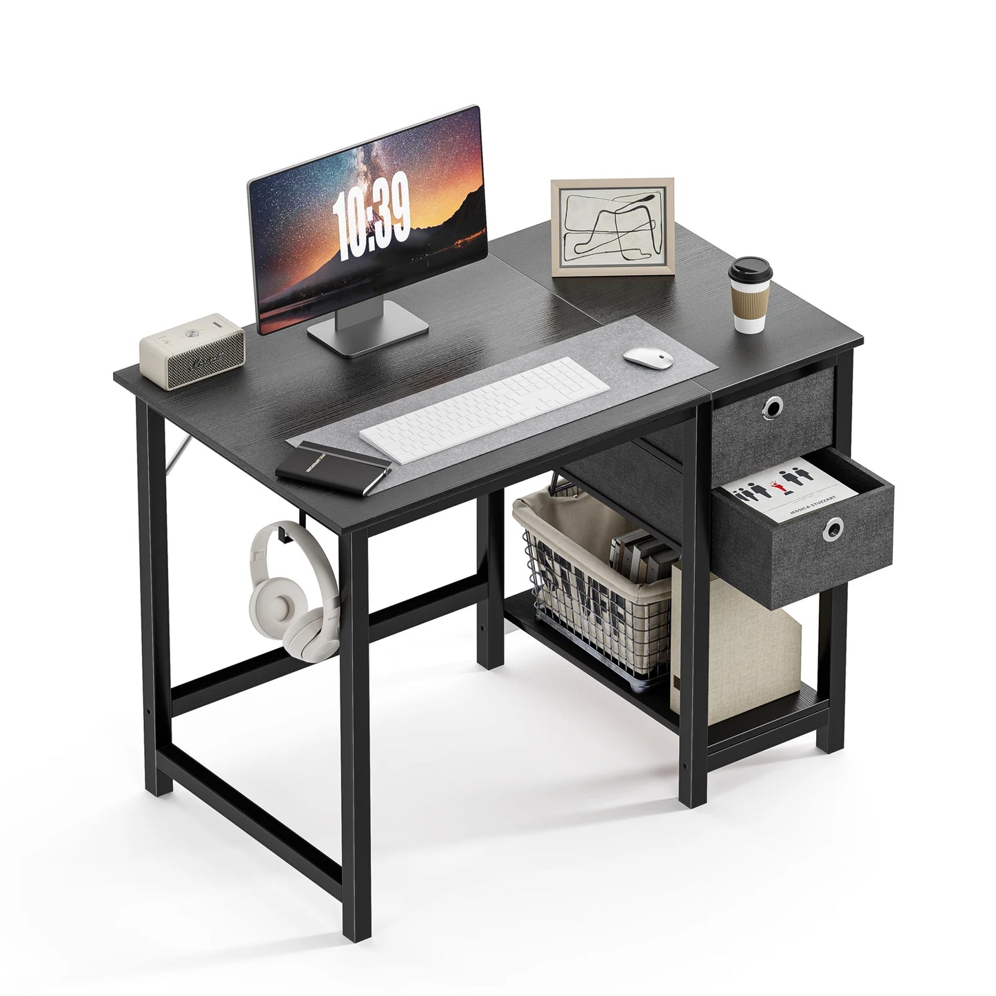 Sweet Blossoms Haven JHK Computer Desk With Drawers
