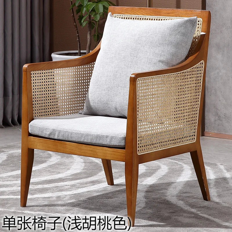 DUTRIEUX Balcony Rattan Lounge Chairs Outdoor Nordic