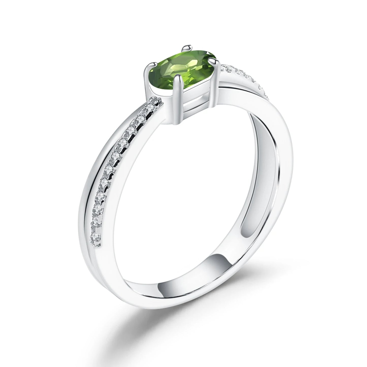 GEM'S BALLET Garnet Ring For Women Birthstone 925 Silver