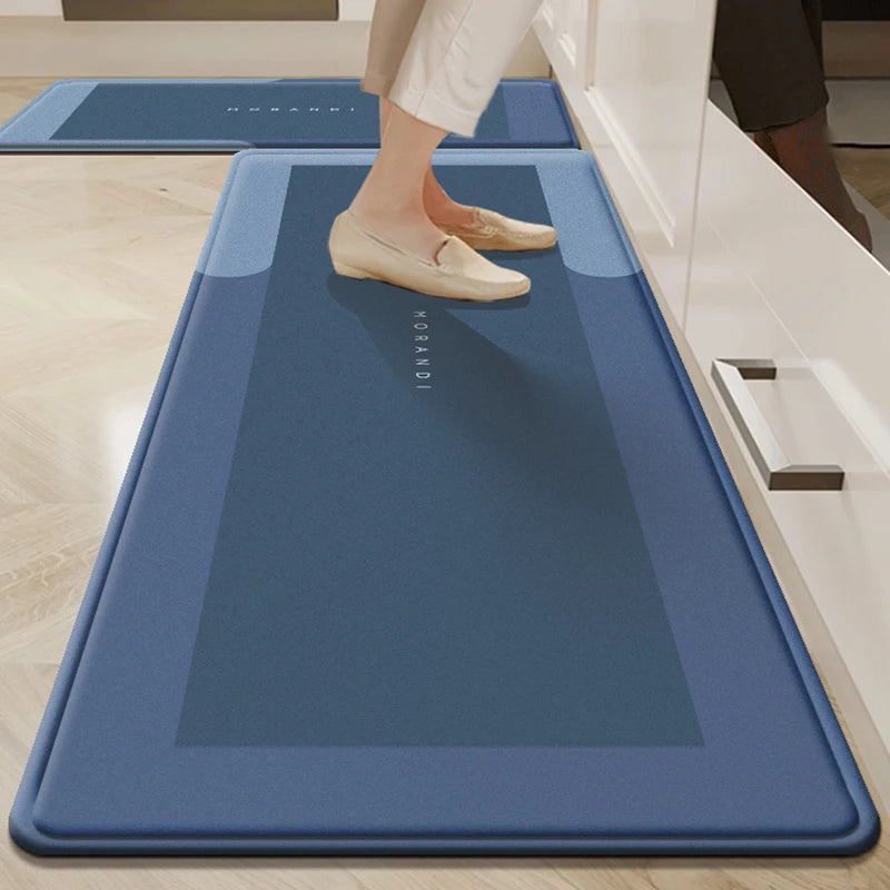 VIKAMA1/2Pcs 2025 New Kitchen Floor Mat Non-Slip Soft Noise Reduction Carpet Bathroom Bathroom Door Mat Home Decoration
