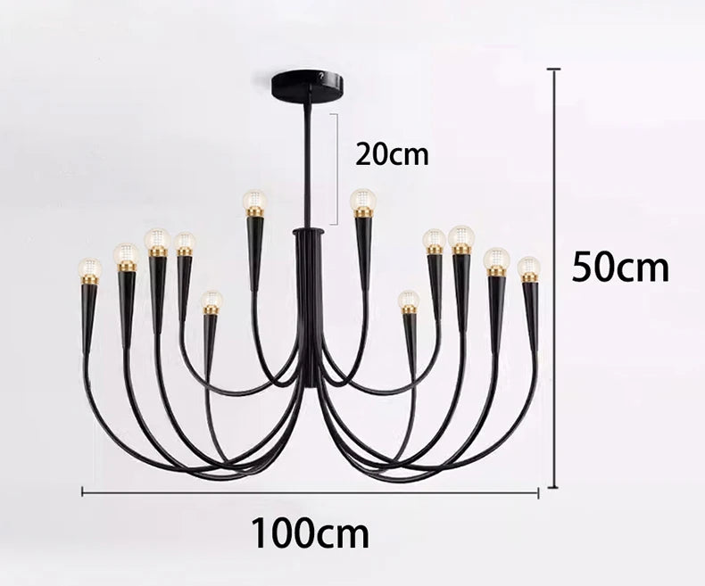 Joemade Modern Pendant Light Chandelier For Living Room