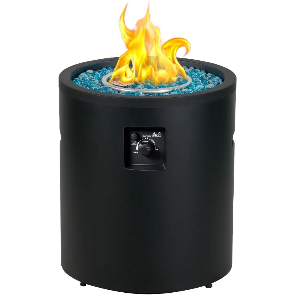 Outdoor Propane Fire Pit 50000 BTU Round Patio Heater