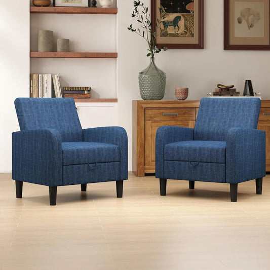 DAFIFY Linen Fabric Accent Chair For Living Room Modern