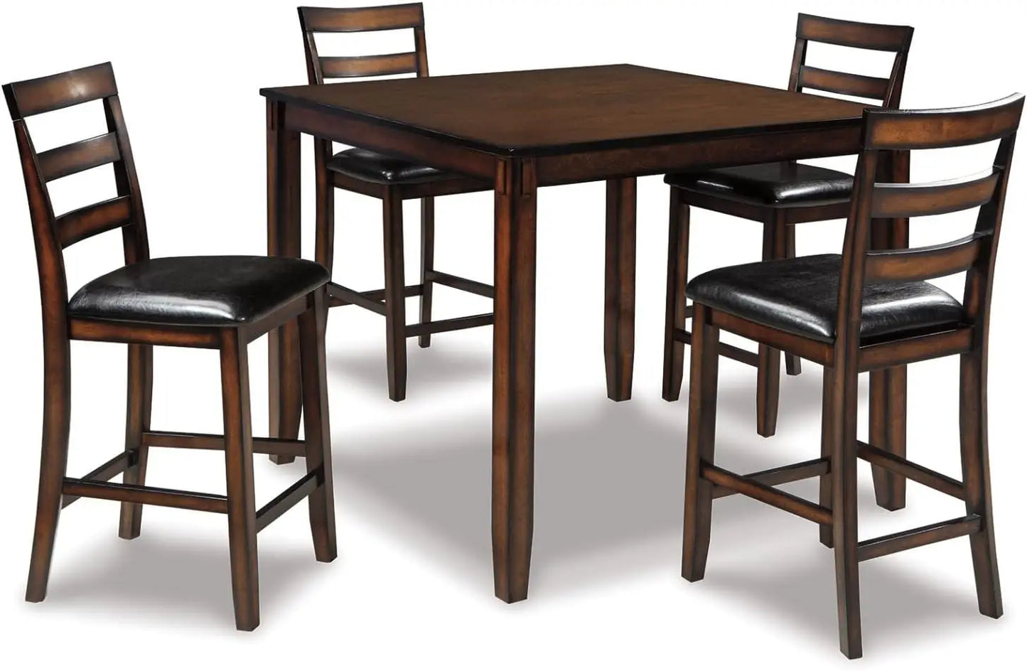 Coviar 5 Piece Counter Height Dining Set Table And Stools