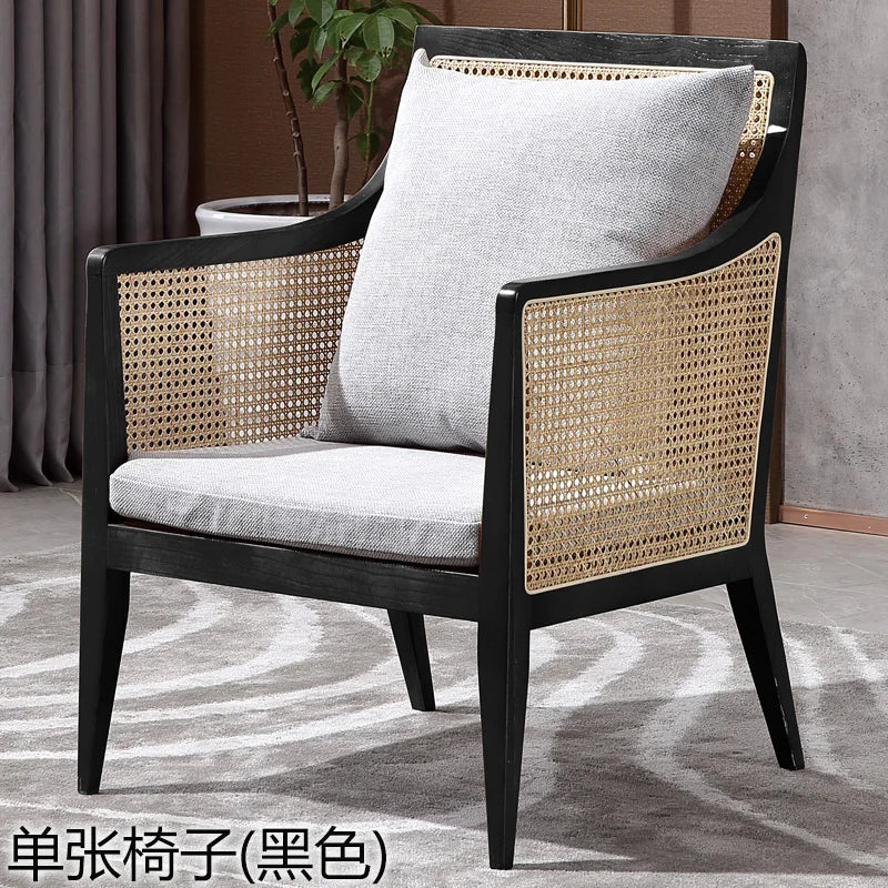 DUTRIEUX Balcony Rattan Lounge Chairs Outdoor Nordic
