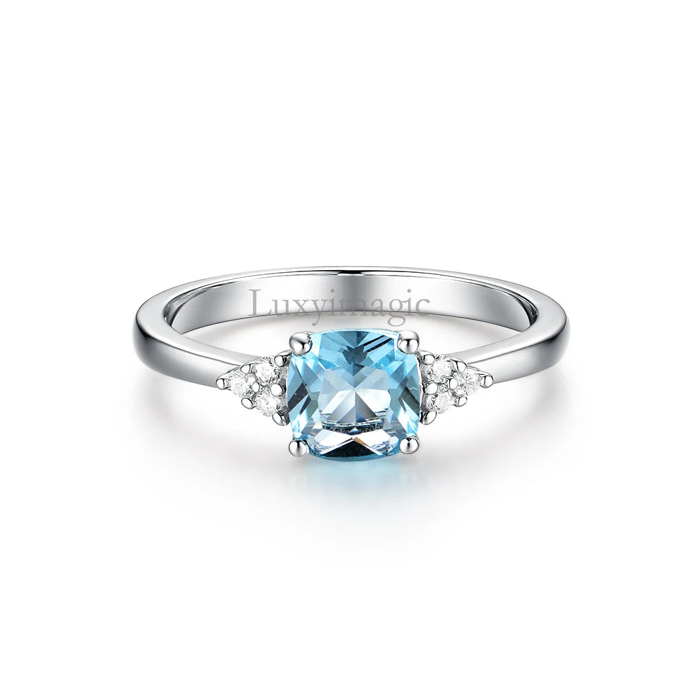 Sweet Blossoms Haven Luxyimagic Gemstone Ring For Women