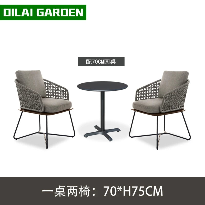DUTRIEUX Lounge Terrace Sofa 3 Person Outdoor Furniture