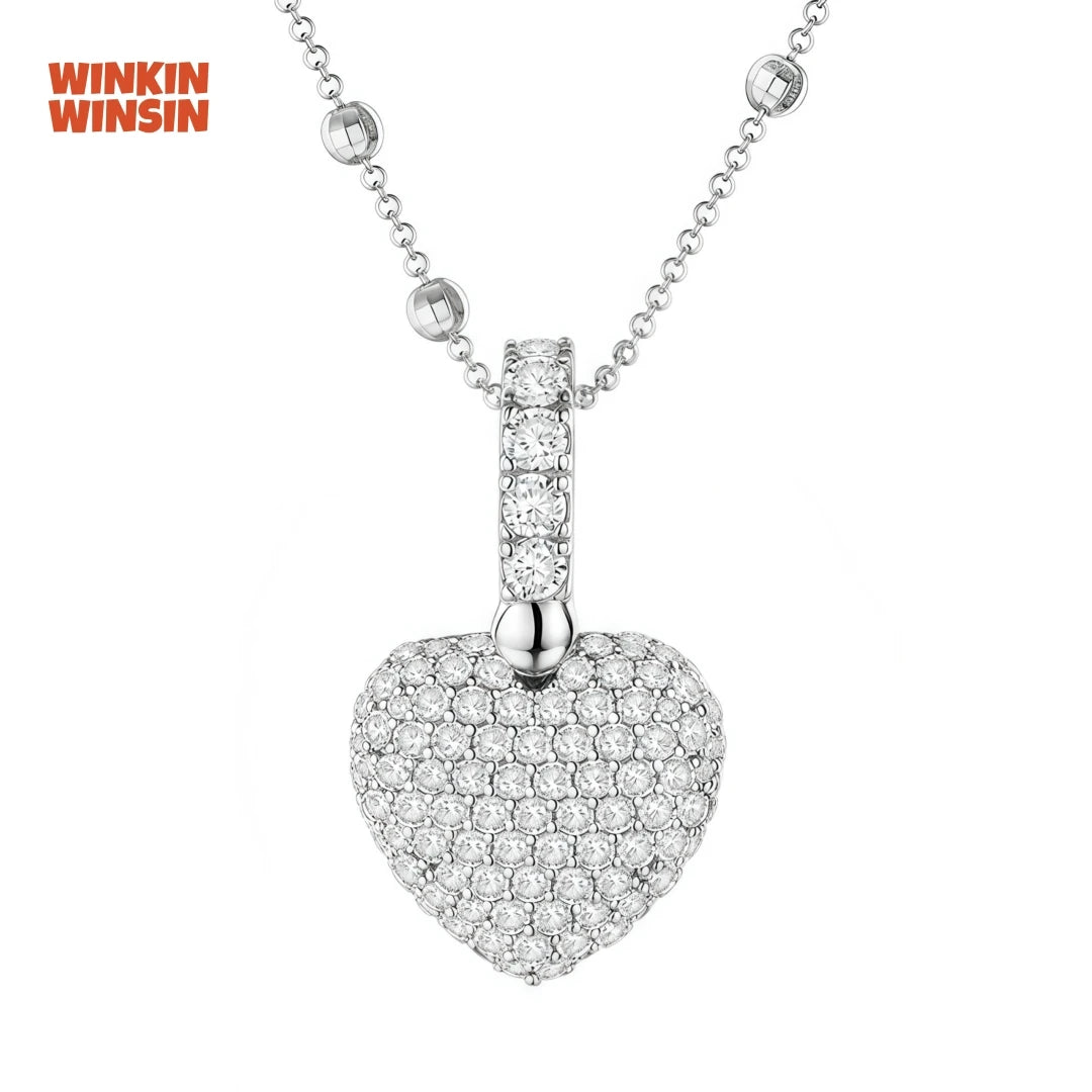 Winkin Winsin 18k Gold Plating Heart Pendant Necklace
