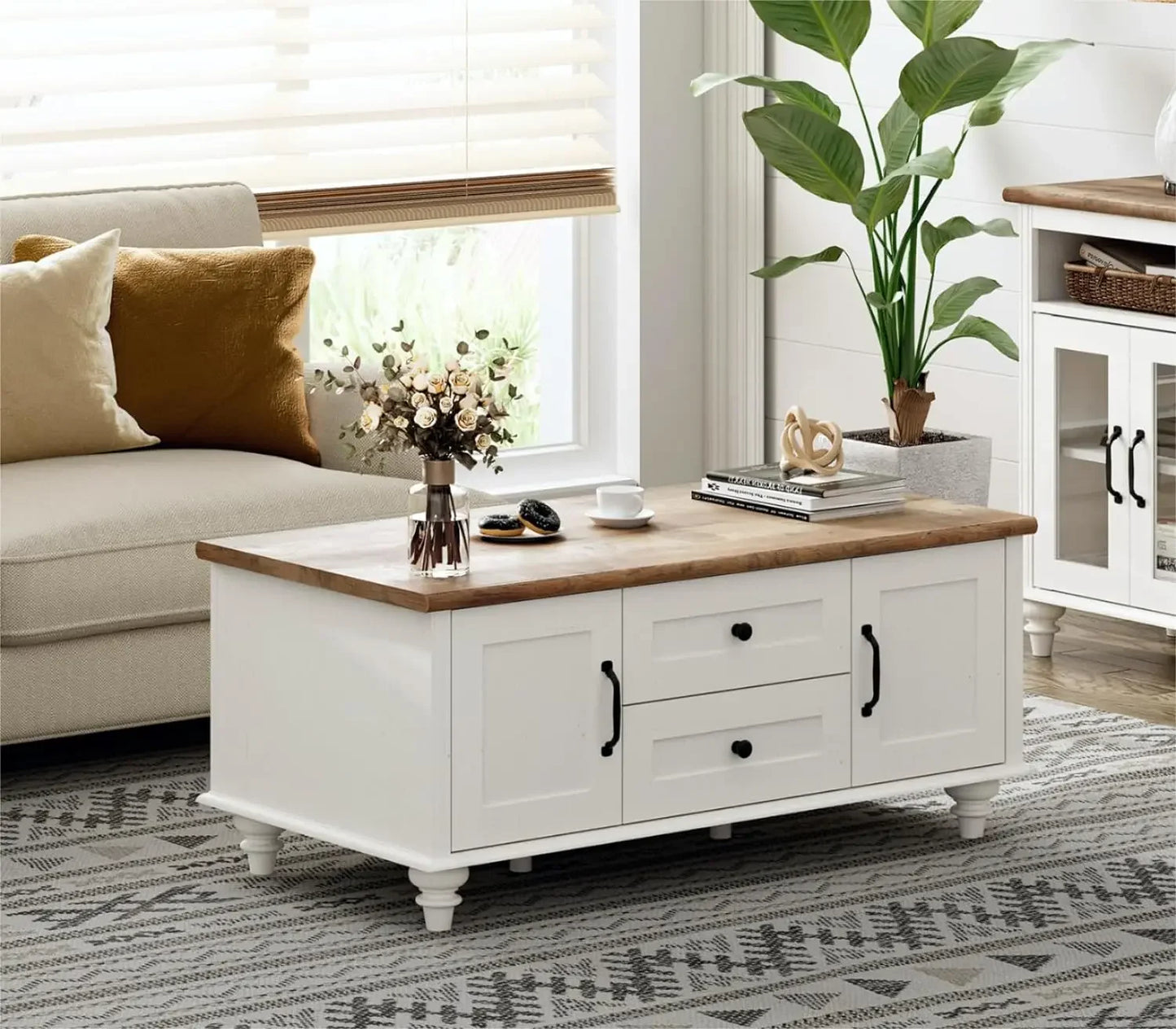 Guangbai Tongyue Coffee Tables With Storage For Living Room