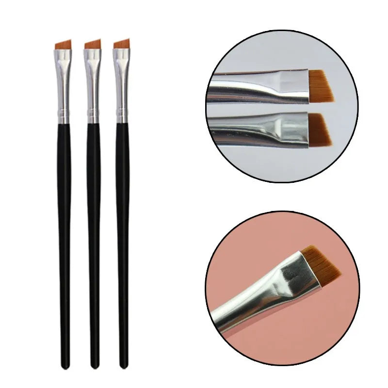 Flat Eyebrow Brush Ultrathin Eyebrows Makeup Brushes Eyeliner Brush Thin Eye Liner Brow Contour Concealer Beauty Brush Tool