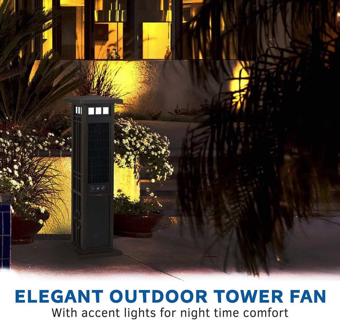 Hign-concerned Elegant Living Fan With Remote And Lighting