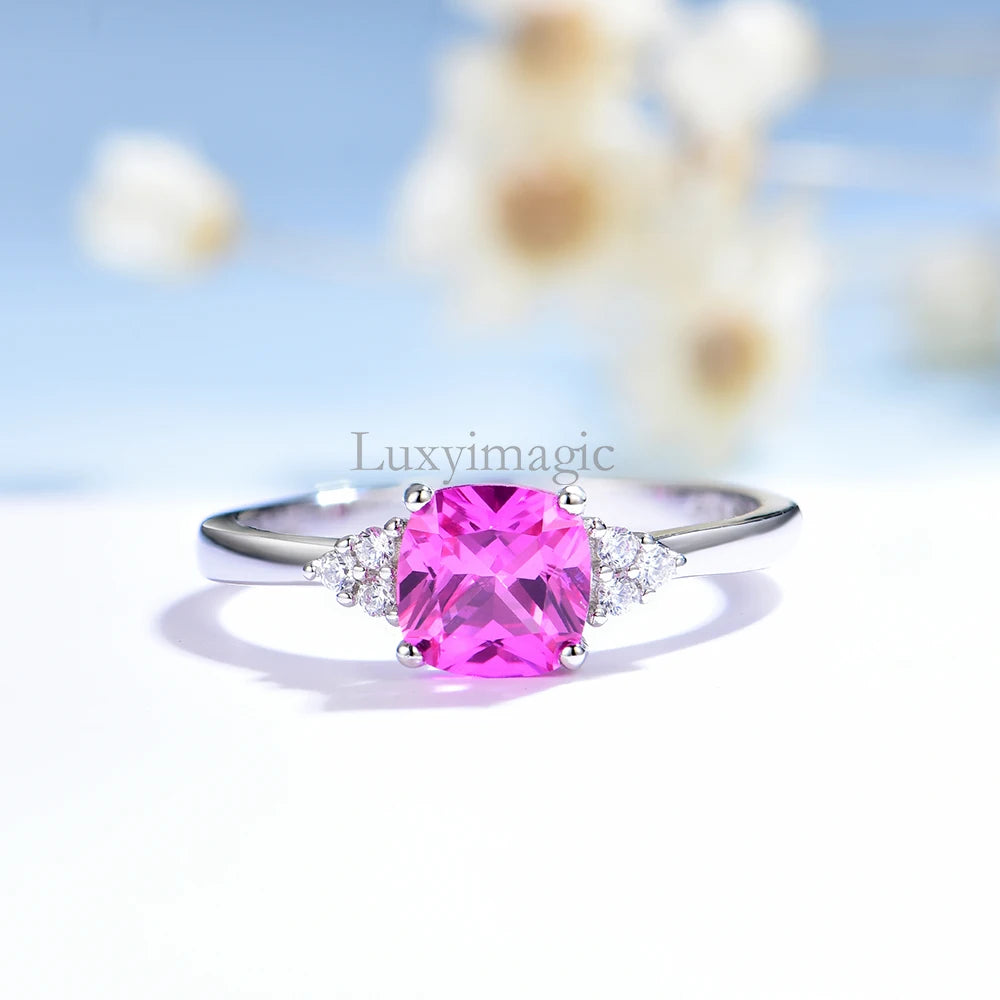 Sweet Blossoms Haven Luxyimagic Gemstone Ring For Women