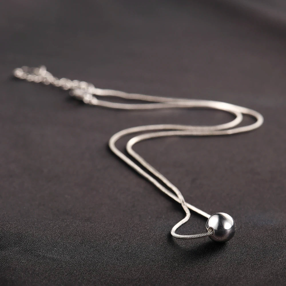 S925 Sterling Silver Necklace Hypoallergenic Women Jewelry