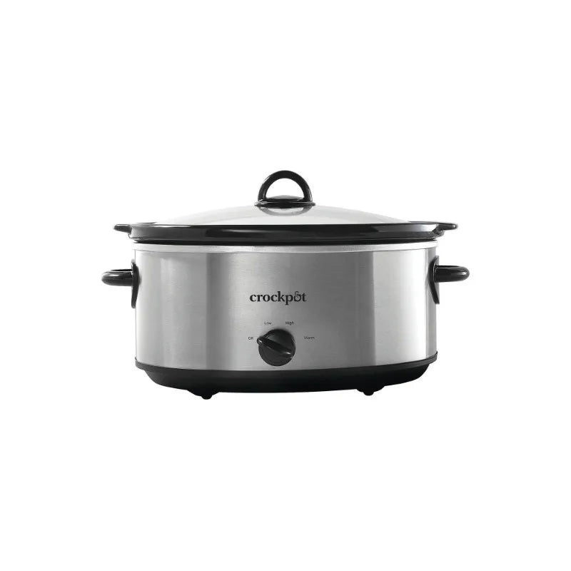 Crockpot™ 7-Quart Slow Cooker, Manual, Stainless Steel
