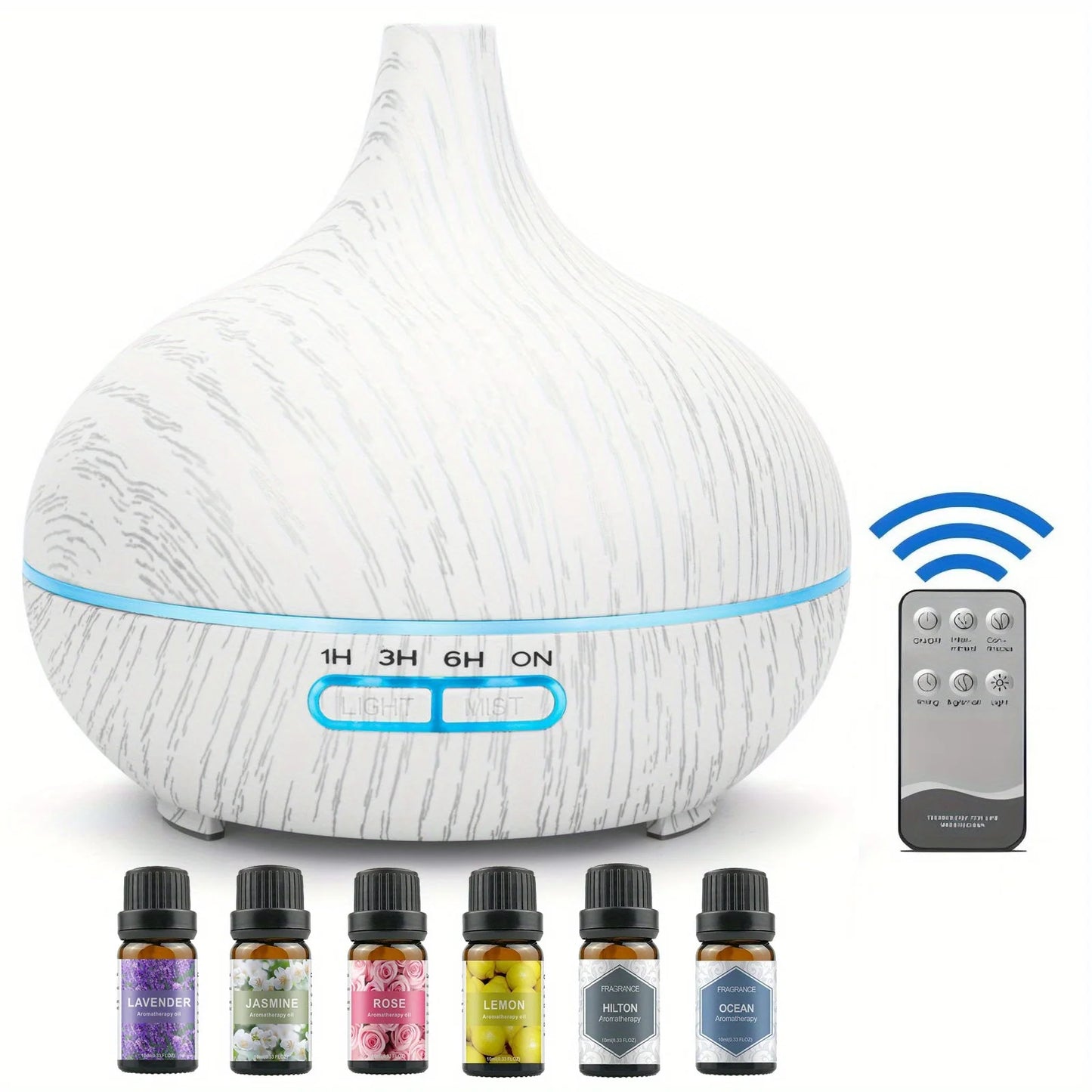 ARPSTAR Essential Oil Diffuser With 6 Bottle Oil Set