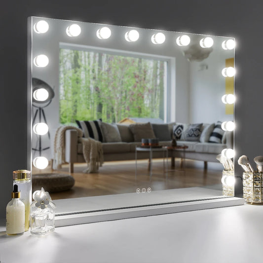 Hollywood Makeup Mirror With 18 LED Lights USB Charging