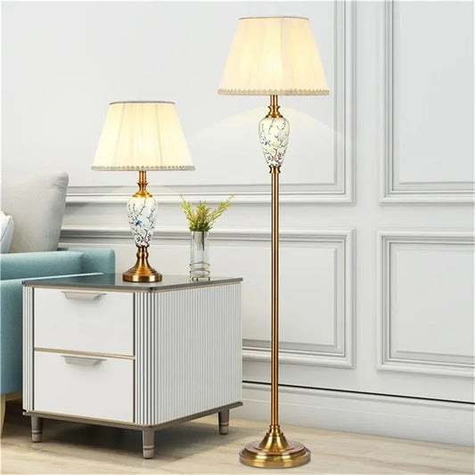 OUFULA Dorian Floor Lamp Modern LED Ceramic Decor Design