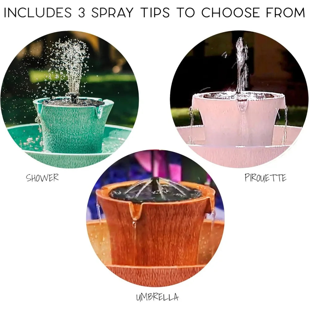 Bernini Fountains Alba Cordless Water Fountain Outdoor