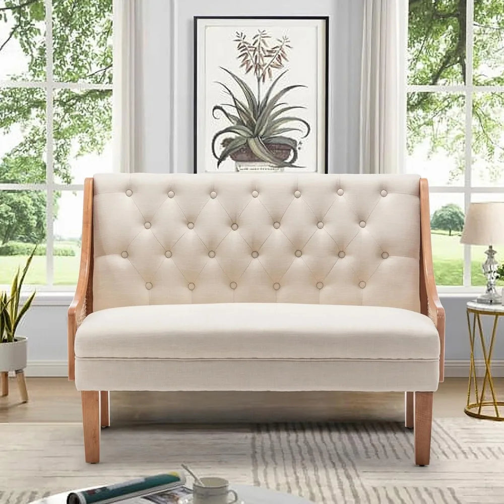 TANGXU Modern Settee With Loveseat Sofa Banquette Dining