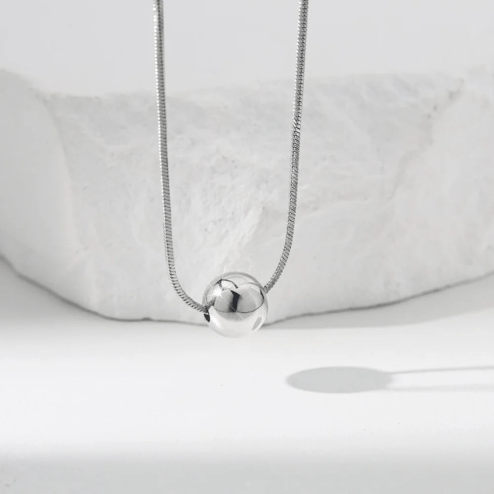 S925 Sterling Silver Necklace Hypoallergenic Women Jewelry