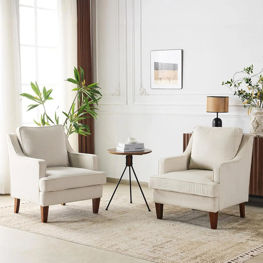 Sweet Blossoms Haven Mid Century Modern Accent Chairs