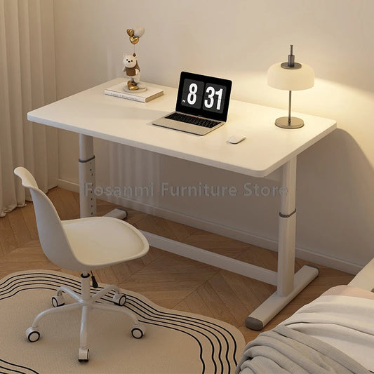 Adjustable Height Office Desk Student Study Table Children Gaming Desk Home Gamer Standing Table Manual Motion Computer Desk