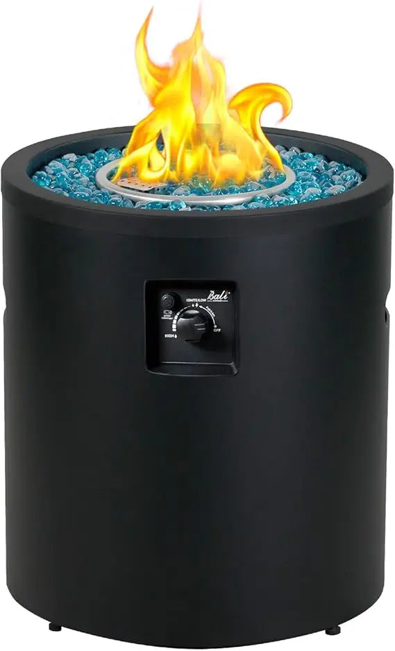 50000 BTU Propane Fire Pit Round Outdoor Patio Garden