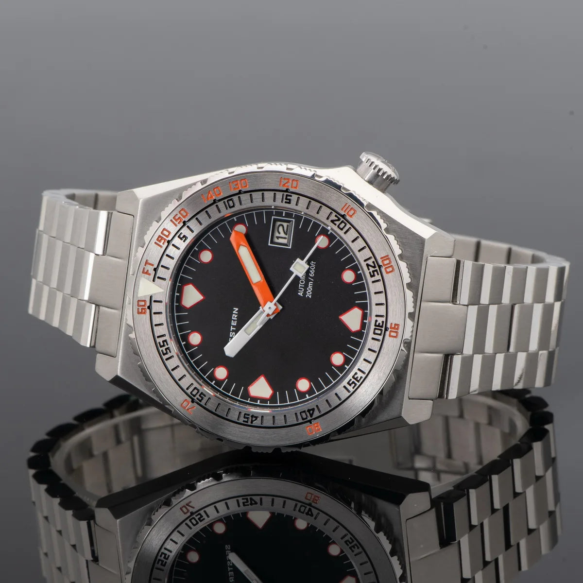 SEESTERN SUB600T V3 Mens Watch Automatic Diving Sapphire Wristwatch NH35 Movement Ceramic Bezel Luminous Date Jubilee Waterproof